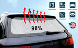 Tailgate Sunshade for 2008-2013 Nissan Altima Coupe (WITH Brake Light Cutout)