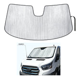 Front Windshield Sunshade for 2022-2025 Ford E-Transit Electric Van - Low Roof Cargo, Cutaway, Chassis Cab