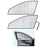 Side Window Front Row Sunshades for 2019-2023 Lincoln Nautilus SUV (Set of 2)