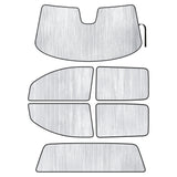 Full Set of Sunshades for 2023-2025 Chevrolet Colorado, 4dr Crew Cab (6pcs)