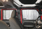Side Window Rear Seat 2nd Row Sunshade for 2018-2025 Jeep Wrangler 4 Door (Set of 2)
