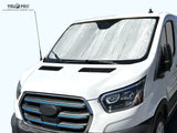 Front Windshield Sunshade for 2022-2025 Ford E-Transit Electric Van - Low Roof Cargo, Cutaway, Chassis Cab