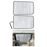 Side Window Rear Seat 2nd Row Sunshade for 2008-2018 Chrysler Town & Country Minivan (Set of 2)