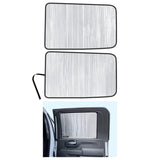 Side Window Rear Seat 2nd Row Sunshade for 2020-2025 GMC Sierra 2500 3500 - 4Dr Crew Cab (Set of 2)