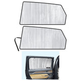 Side Window Rear Seat 2nd Row Sunshade for 2021-2025 Jeep Grand Cherokee L SUV (Set of 2)
