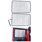 Side Window Rear Seat 2nd Row Sunshade for 2018-2025 Jeep Wrangler 4 Door (Set of 2)