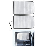 Side Window Rear Seat 2nd Row Sunshade for 2016-2023 Toyota Tacoma Double Cab 4 Door Pickup (Set of 2)