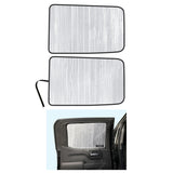 Side Window Rear Seat 2nd Row Sunshade for 2019-2025 Chevrolet Silverado 1500 - 4Dr Crew Cab (Set of 2)