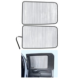 Side Window Rear Seat 2nd Row Sunshade for 2020-2025 Chevrolet Silverado 2500 3500 - 4Dr Crew Cab (Set of 2)