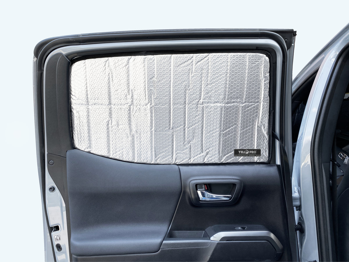 Side Window Rear Seat Sunshades for 20162023 Toyota Double Cab