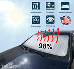 Front Windshield Sunshade for 2009-2014 Honda Fit Hatchback