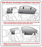 Side Window Front Seat Sunshade for 2024 Alfa Romeo Tonale SUV (Set of 2)