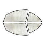 Side Window Front & Rear Sunshade for 2017-2023 Mercedes-Benz C-Class Convertible (Set of 4)