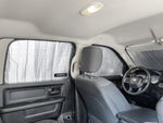 Side Window Front Seat Sunshades for 2010-2024 Dodge RAM 2500 3500 Quad Cab, Crew Cab, Mega Cab 4 Door (Set of 2)