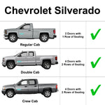 Windshield Sunshade for 2020-2025 Chevrolet Silverado 2500 3500 - 2Dr Regular Cab, 4Dr Double Cab, Crew Cab
