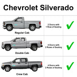 Windshield Sunshade for 2020-2025 Chevrolet Silverado 2500 3500 - 2Dr Regular Cab, 4Dr Double Cab, Crew Cab