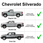 Front Windshield Sunshade for 2014-2018 Chevrolet Silverado 1500 - 2Dr Regular Cab, 4Dr Double Cab, Crew Cab, Truck