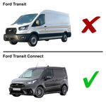 Rear Side 2nd Row Sunshades for 2014-2023 Ford Transit Connect (Set of 2)