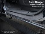 Front Door Sill Protector Kit for 2019-2023 Ford Ranger Super Crew Cab Crew Cab