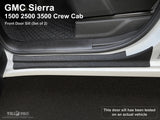 Full Set Door Sill Protector Kit for 2019-2024 GMC Sierra 1500 2500 3500 Crew Cab (Front & Rear Doors)