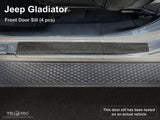 Full Set Door Sill Protector Kit for 2020-2025 Jeep Gladiator Pickup