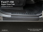 Front Door Sill Protector Kit for 2015-2020 Ford F-150 Crew Cab