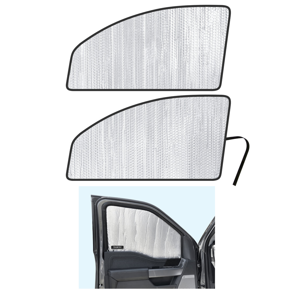 Side Window Rear Seat 2nd Row Sunshade For 2015-2020 Ford F-150 Pickup (Set Of 2) | Super Cab Only | NOT For Motorhomes/RVs Or E-Series Vehicles
