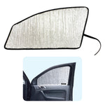 Side Window Front Row Sunshades for 2019-2023 Ford Ranger Pickup Truck 4Dr 4Door Super Crew Cab (Set of 2)