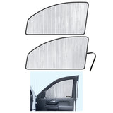 Side Window Front Seat Sunshade for 2020-2025 GMC Sierra 2500 3500 - 4Dr Crew Cab (Set of 2)