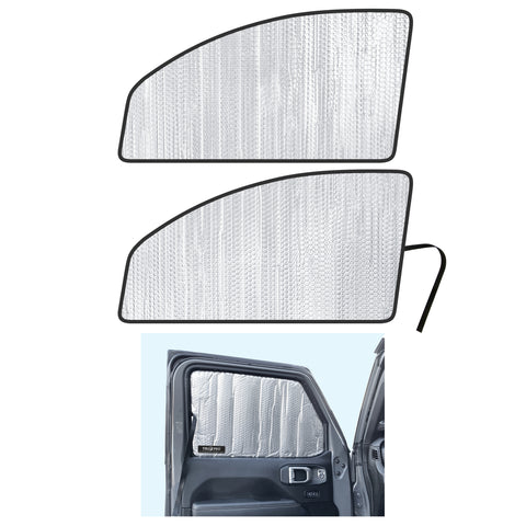 Side Window Front Row Sunshade for 2020-2025 Jeep Gladiator Pickup (Set of 2)