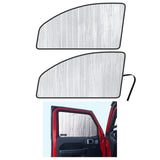 Side Window Front Seat Sunshade for 2018-2026 Jeep Wrangler 2 Door 4 Door (Set of 2)