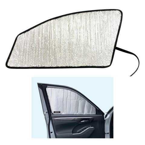 Side Window Front Row Sunshades for 2020-2023 Toyota Highlander SUV (Set of 2)