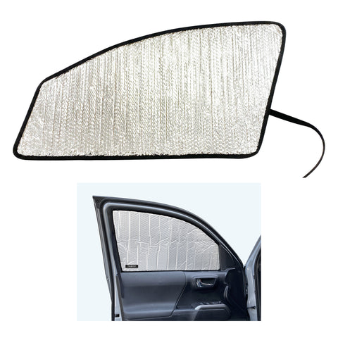 Side Window Front Row Sunshades for 2016-2023 Toyota Tacoma, All Cab Types (Set of 2)