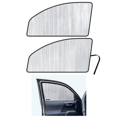 Side Window Front Seat Sunshade for 2016-2023 Toyota Tacoma, All Cab Types (Set of 2)