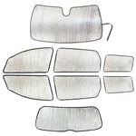 Full Set of Sunshades (w/ 3rd Row) for 2008-2018 Chrysler Town & Country Minivan