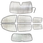 Full Set of Sunshades (w/ 3rd Row) for 2022-2025 Rivian R1S SUV (8pcs)