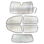 Full Set of Sunshades for 2022-2024 Rivian R1T Truck (4dr Crew Cab)