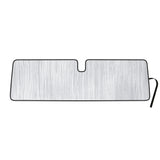 Front Windshield Sunshade for 2018-2025 Jeep Wrangler 4 Door - w/ Rearview Mirror on Windshield