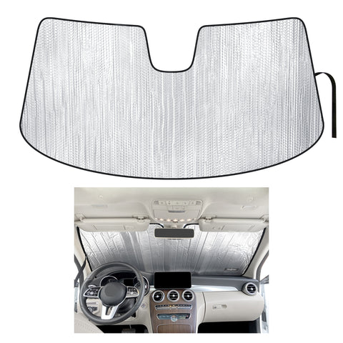 Front Windshield Sunshade for 2015-2021 Mercedes-Benz C-Class Sedan