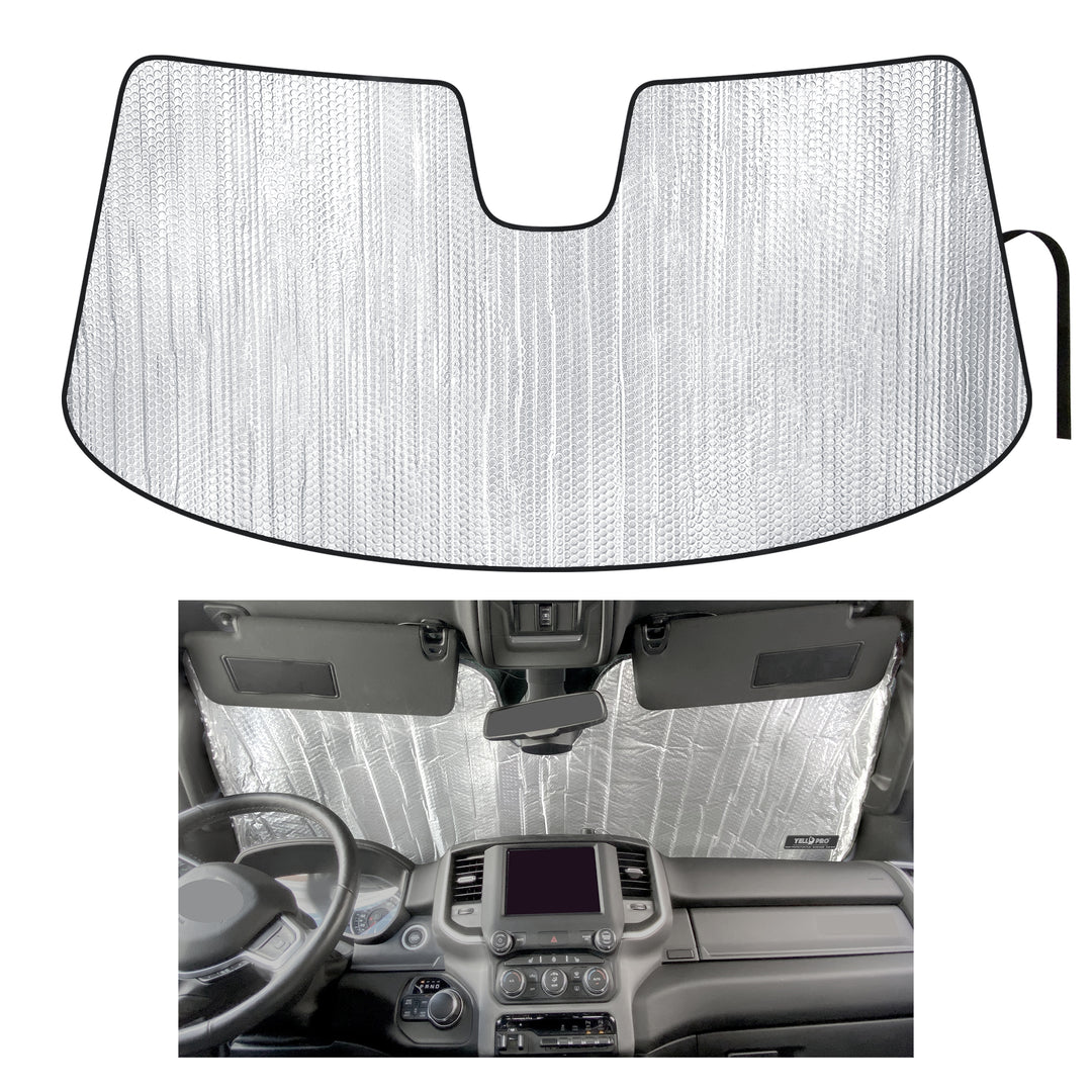 YelloPro Custom Fit Windshield Sunshade For GMC Canyon (2015-2020) - UV Reflector & Heat Shield
