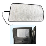 Side Window Rear Seat Sunshades for 2019-2025 GMC Sierra 1500 - 4Dr Crew Cab (Set of 2)
