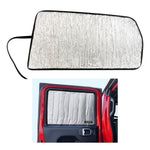 Side Window Rear Seat 2nd Row Sunshades for 2018-2025 Jeep Wrangler 4 Door (Set of 2)