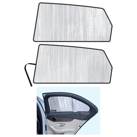 Side Window Rear Seat 2nd Row Sunshade for 2015-2021 Mercedes-Benz C-Class Sedan (Set of 2)