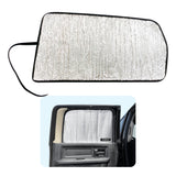 Rear Side Window Sunshades for 2010-2025 Dodge RAM 2500 3500 Crew Cab, Mega Cab 4 Door (Set of 2)