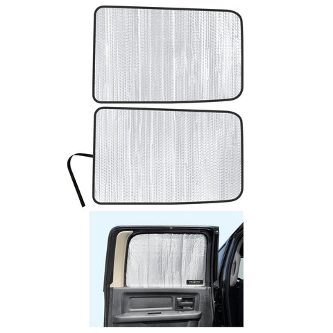 Side Window Rear Seat 2nd Row Sunshade for 2010-2025 Dodge RAM 2500 3500 Crew Cab, Mega Cab 4 Door (Set of 2)