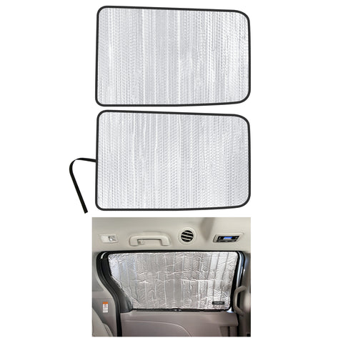 Side Window Rear Seat 2nd Row Sunshade for 2011-2020 Toyota Sienna Minivan (Set of 2)