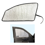 Side Window Front Row Sunshades for 2019-2024 Chevrolet Silverado 1500 - 4Dr Double Cab, Crew Cab (Set of 2)