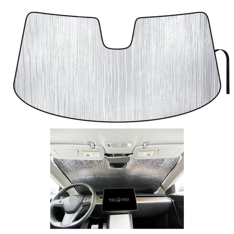 Front Windshield Sunshade for 2018-2025 Tesla Model 3