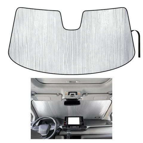 Front Windshield Sunshade for 2021-2025 Toyota Sienna Minivan