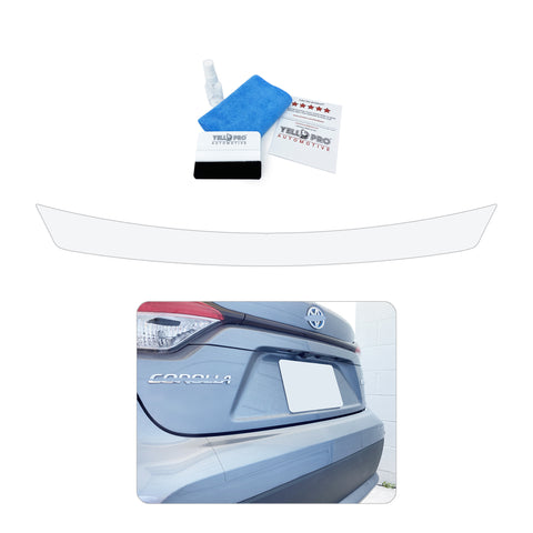 Trunk Bumper Edge Paint Protection PPF Kit for 2020-2024 Toyota Corolla Sedan